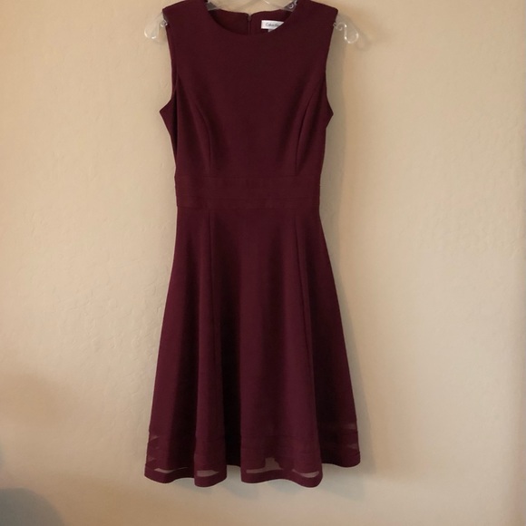 Calvin Klein Fit and Flare Dress - Picture 2 of 4
